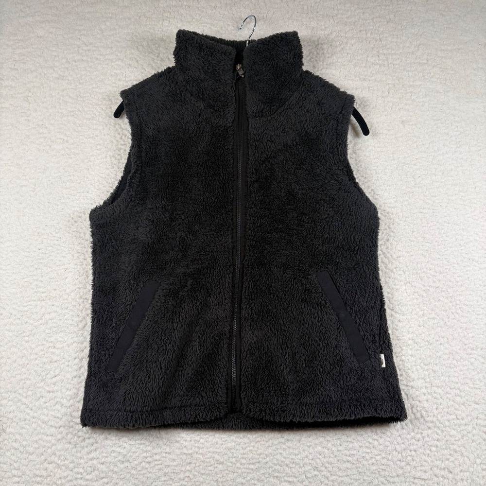 The North Face Osito Fleece Vest Womens Full Zip Soft M Black Hiking Pockets